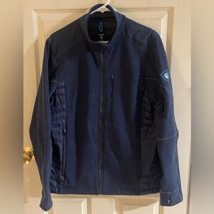 Kuhl Alskar Goose Down Wool Blend Blue Jacket Men’s M